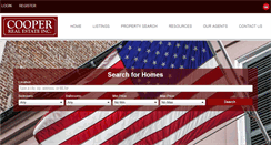 Desktop Screenshot of cooperrealestate.com